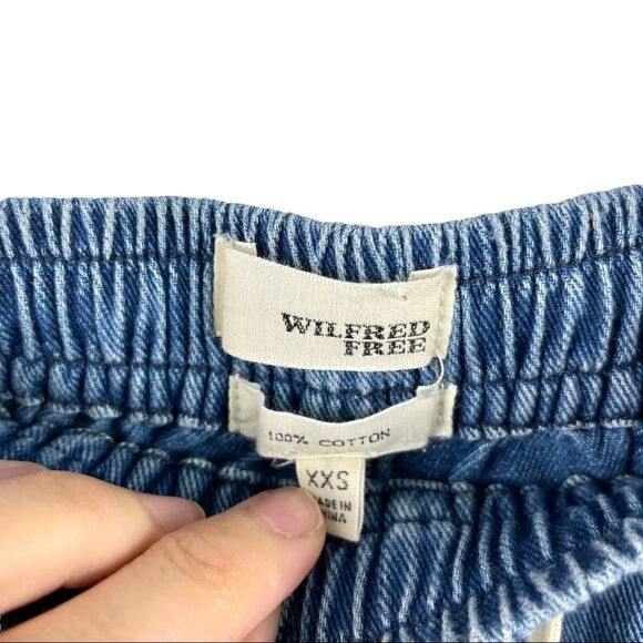 WILFRED High Waist Soft Denim Shorts Size XXS - Picture 4 of 5